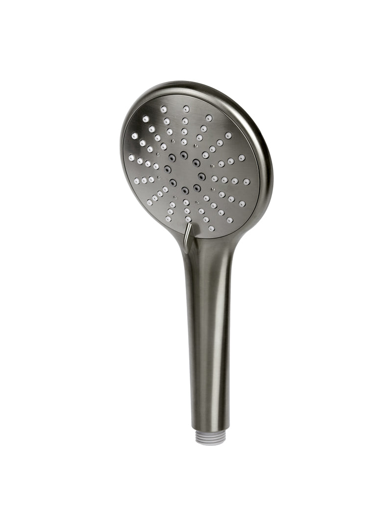 Round Hand Shower Three-Function - Shadow Gunmetal