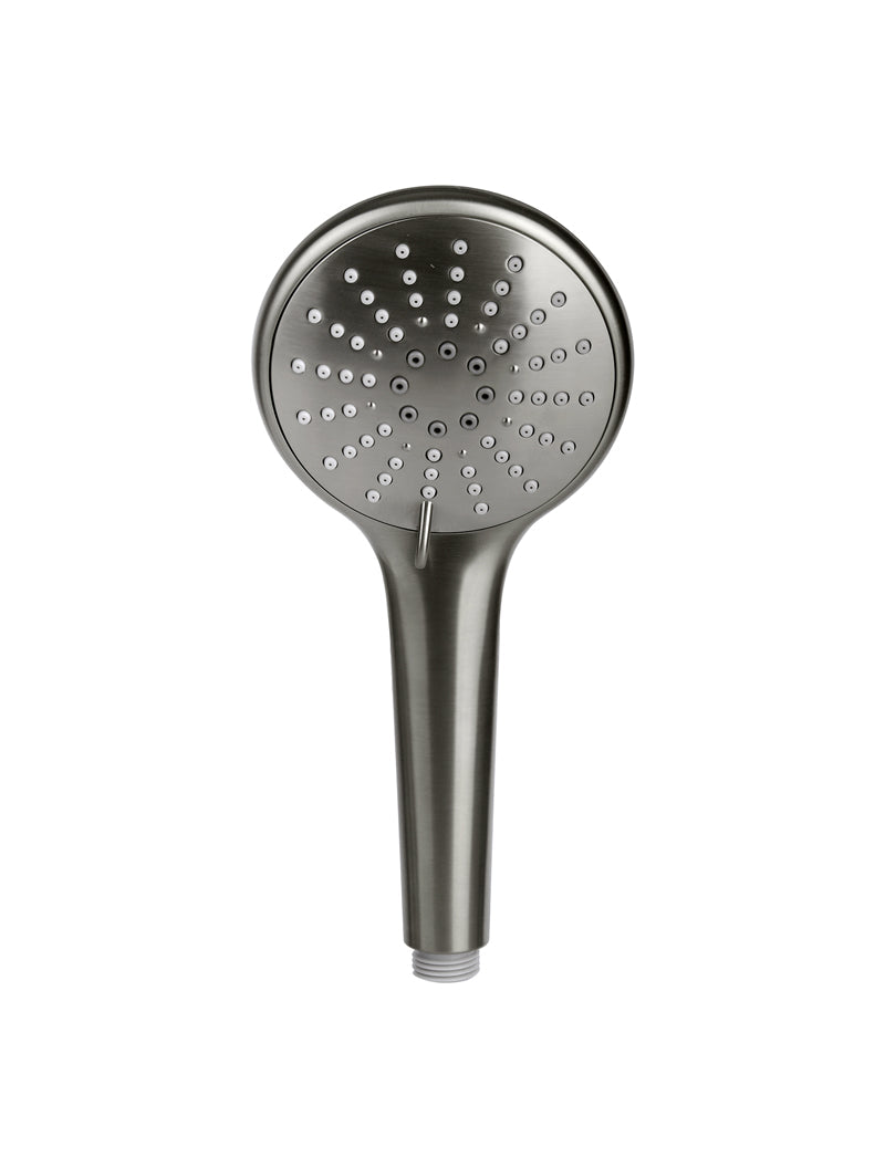 Round Hand Shower Three-Function - Shadow Gunmetal