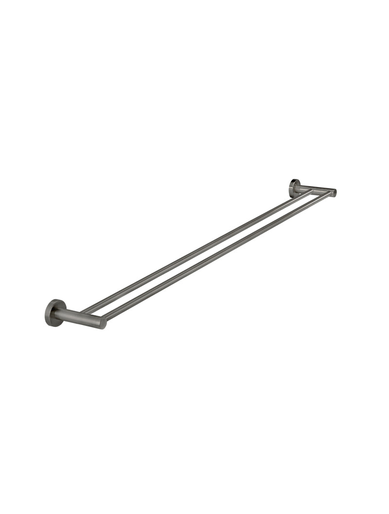Round Double Towel Rail 900mm - Shadow