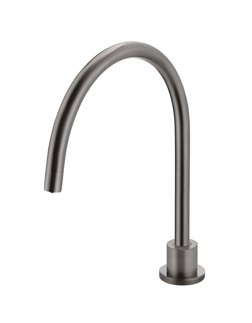 Round High-Rise Swivel Hob Spout - Shadow