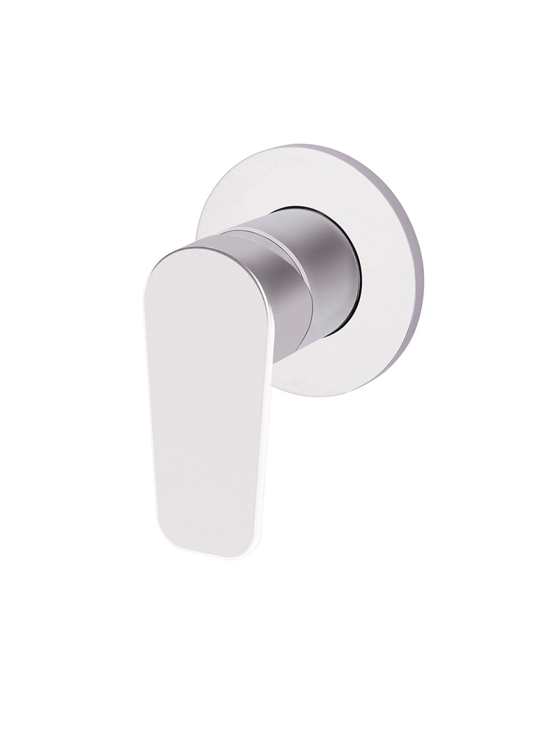 Round Paddle Wall Mixer - Polished Chrome