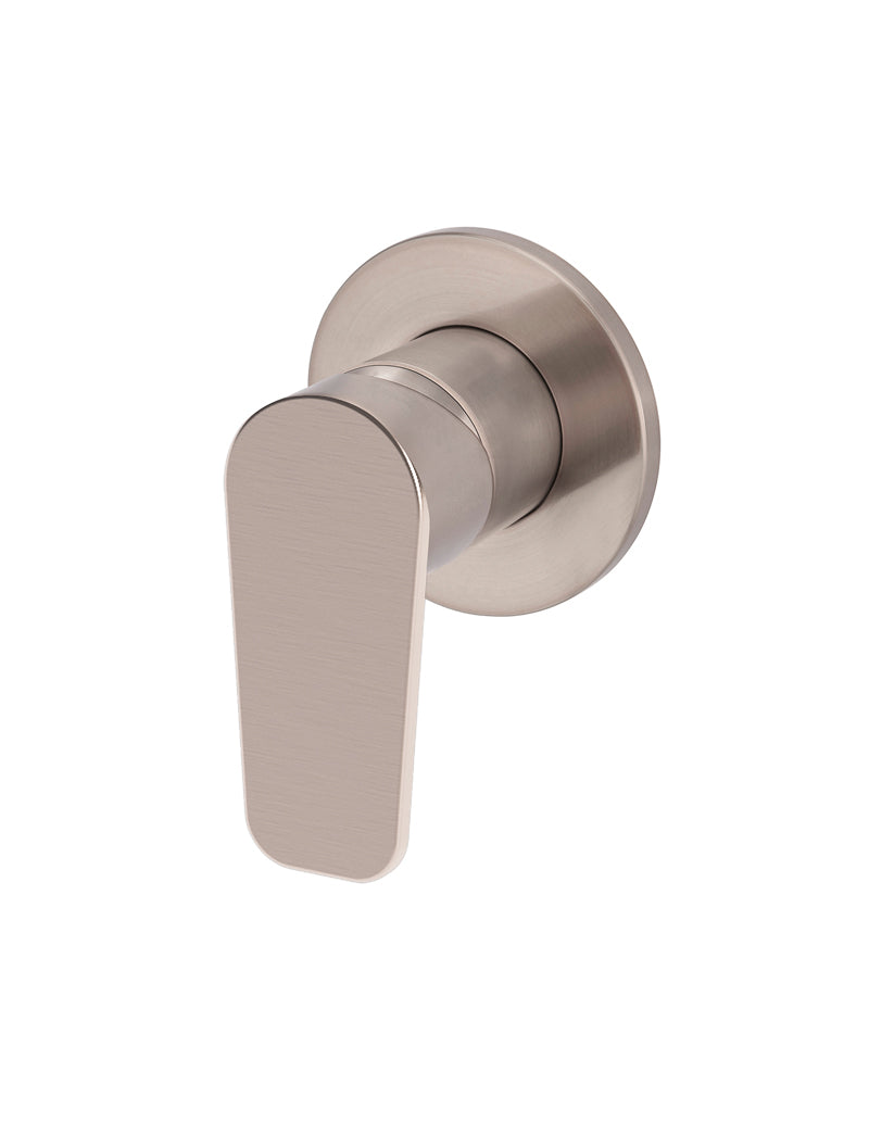 Round Paddle Wall Mixer - Champagne