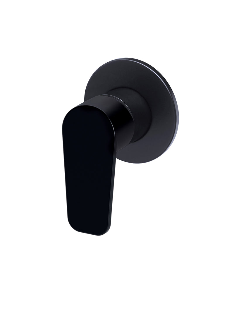 Round Paddle Wall Mixer - Matte Black
