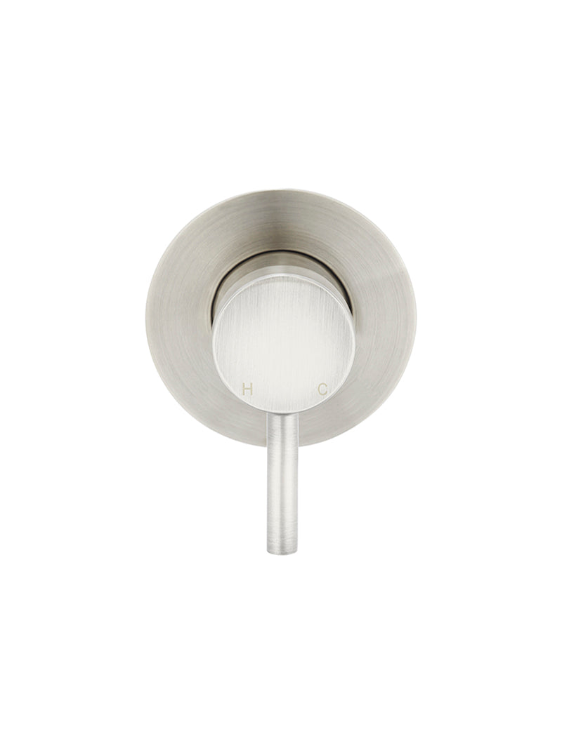 Round Wall Mixer short pin-lever - PVD Brushed Nickel