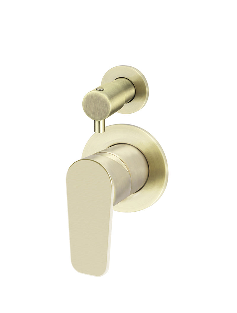 Round Paddle Diverter Mixer - PVD Tiger Bronze