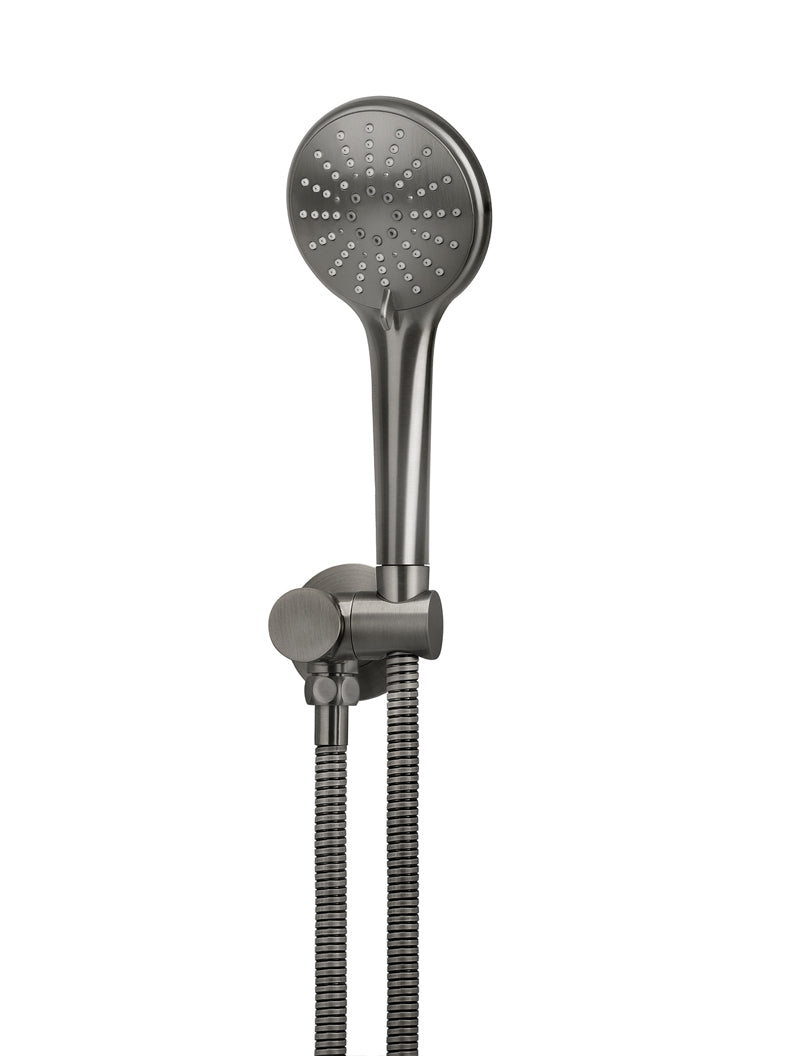 Round Hand Shower on Swivel Bracket - Shadow