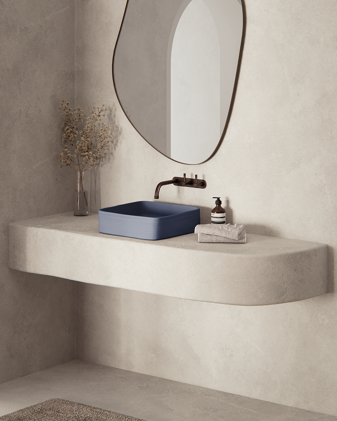 Cast basin - Copan Blue
