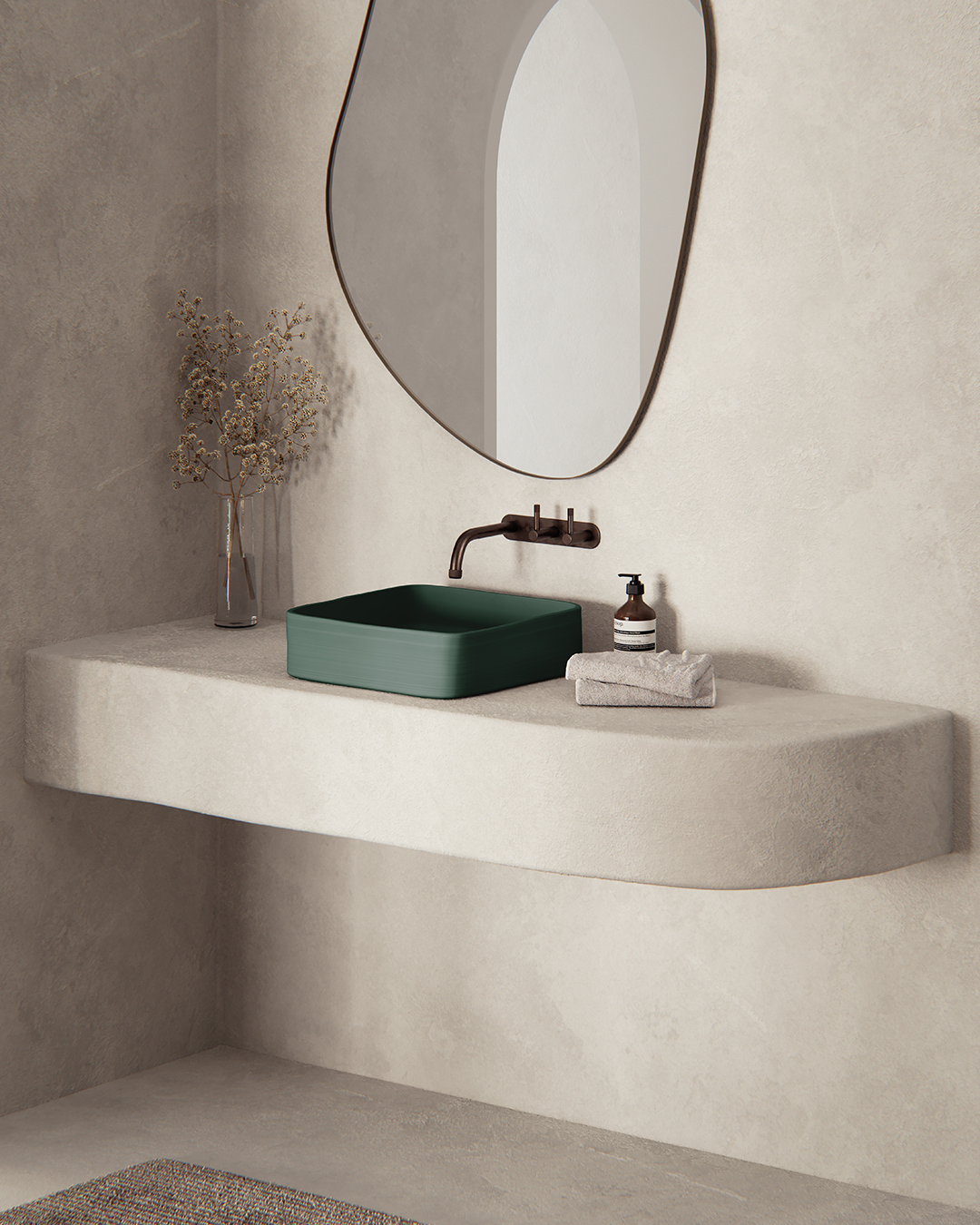 Cast basin - Teal