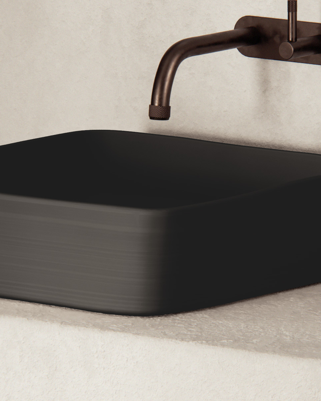 Cast basin - Charcoal