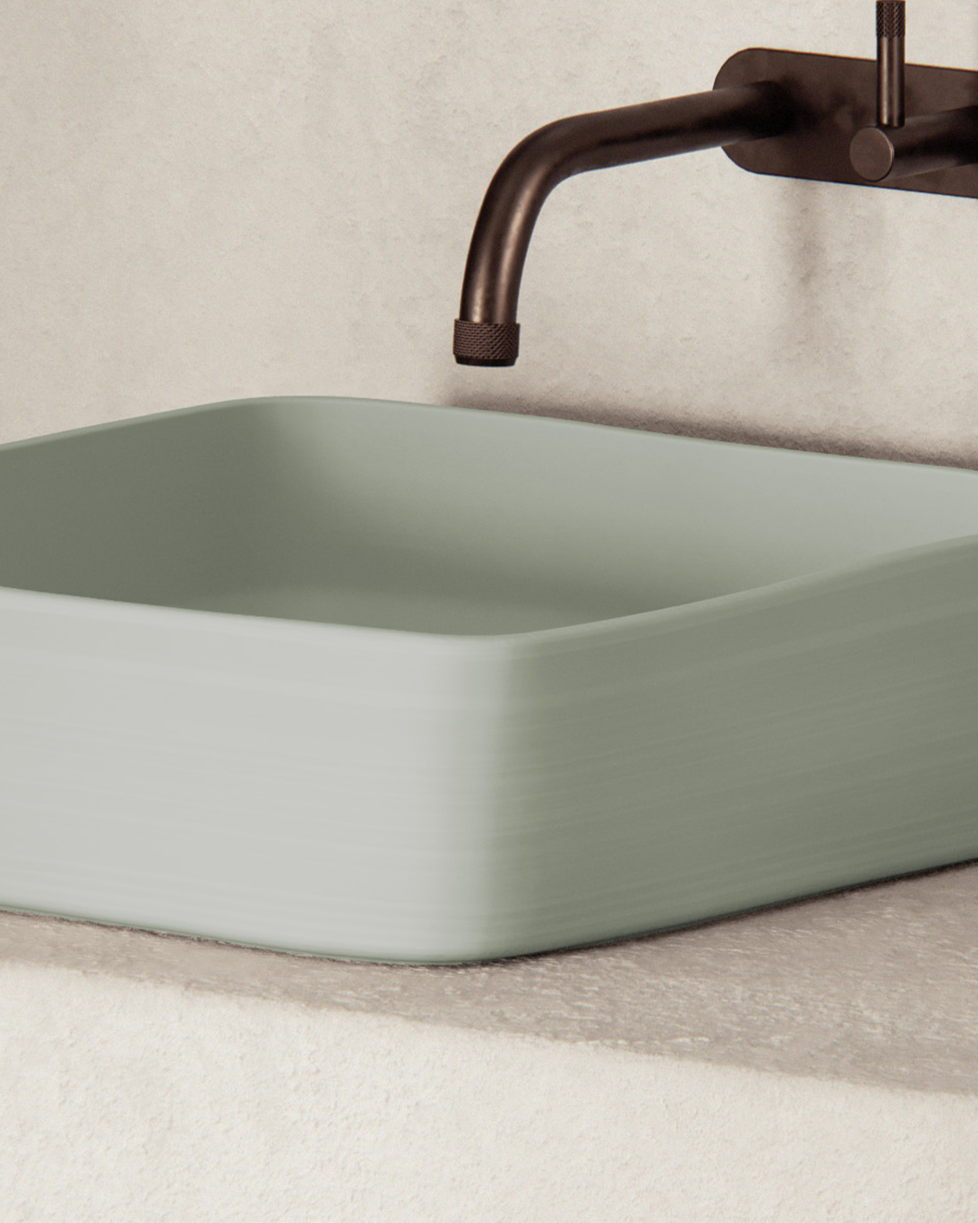 Cast basin - Mint