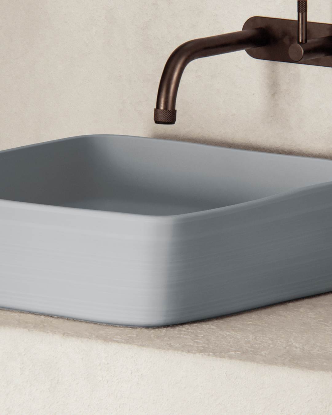Cast basin - Powder Blue