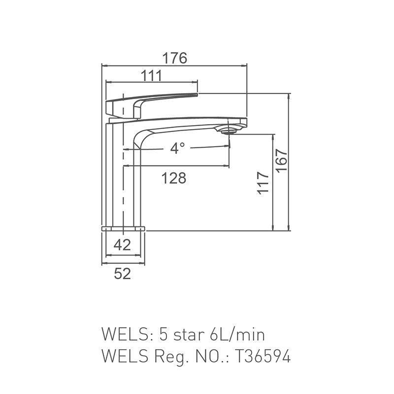 Bravo-II Basin Mixer Brushed Nickel