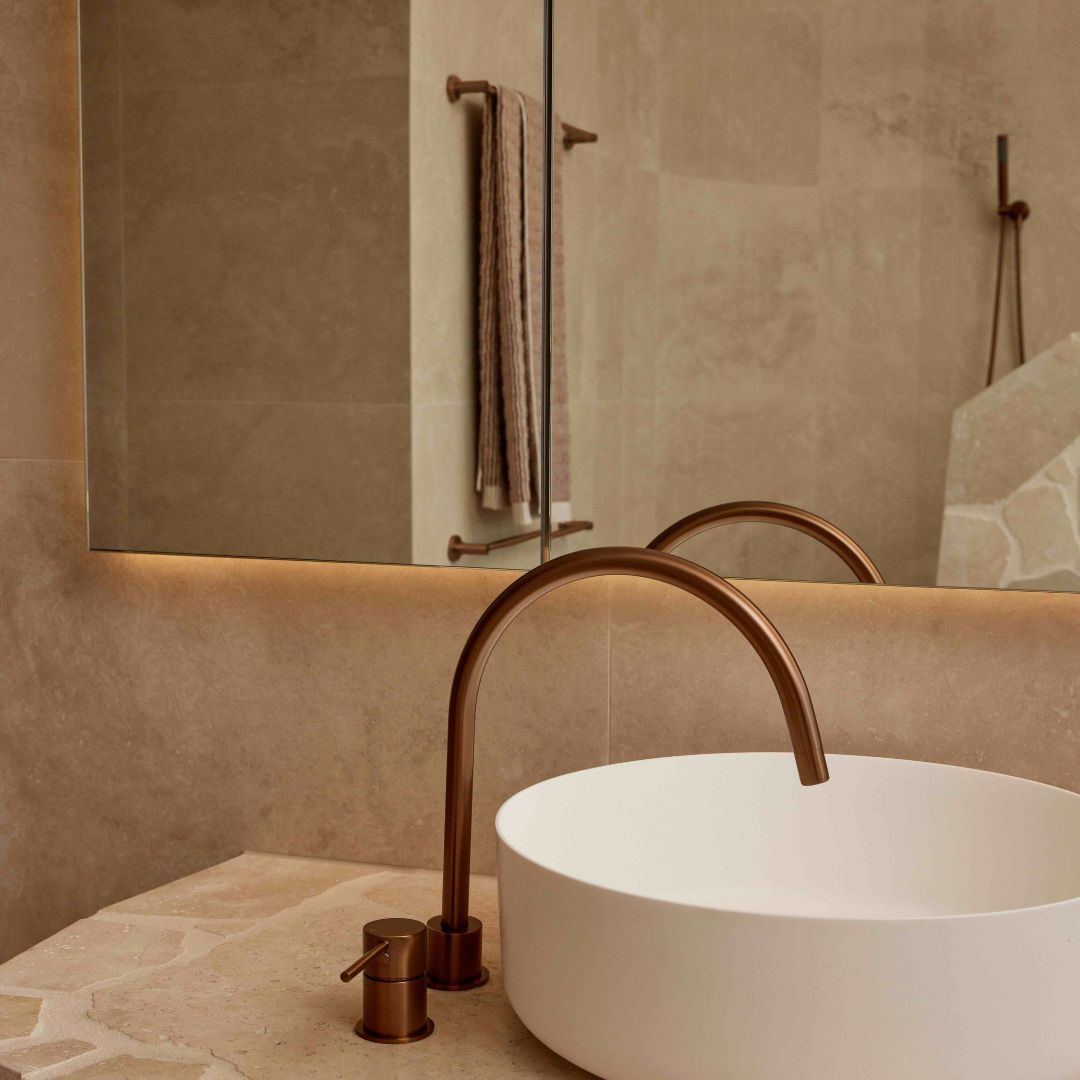 Round Colour Sample Disc - Lustre Bronze