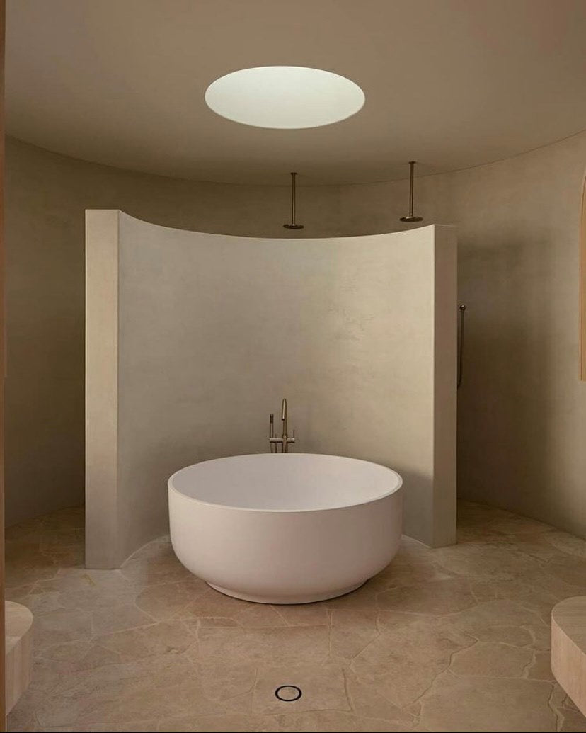 Round Colour Sample Disc - Champagne