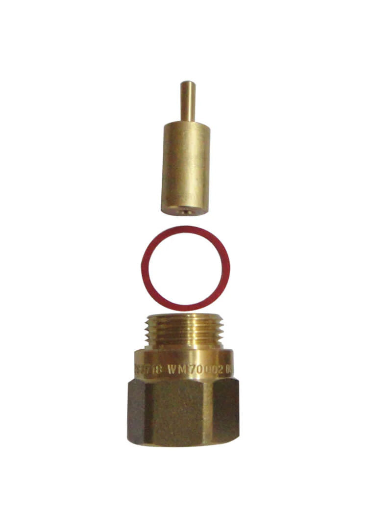 25mm Wall Tap Spindle Extender - Brushed Bronze Gold