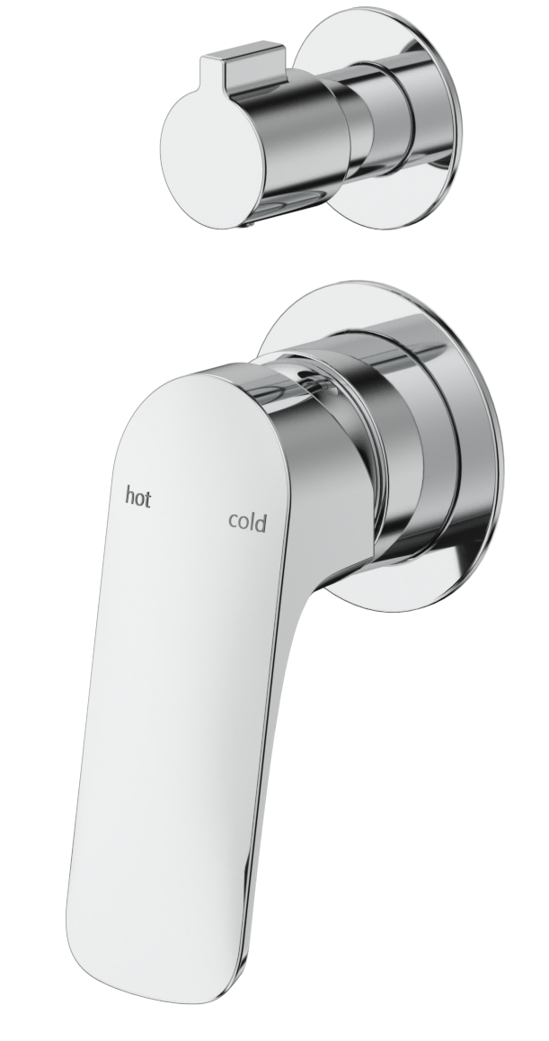 Kaza Shower Mixer Diverter - 2P - TRIM KIT ONLY