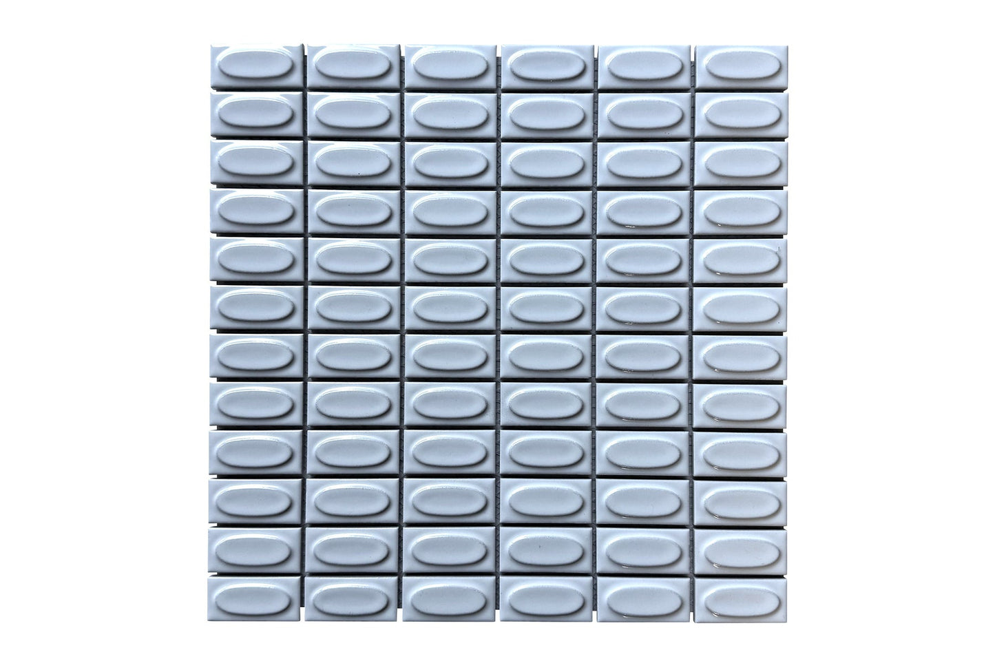 Ornamental Oval Gloss Mosaic