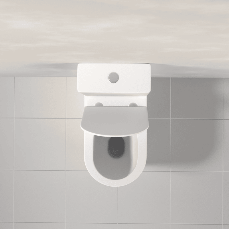 Azaria Matte White + Geberit Cistern