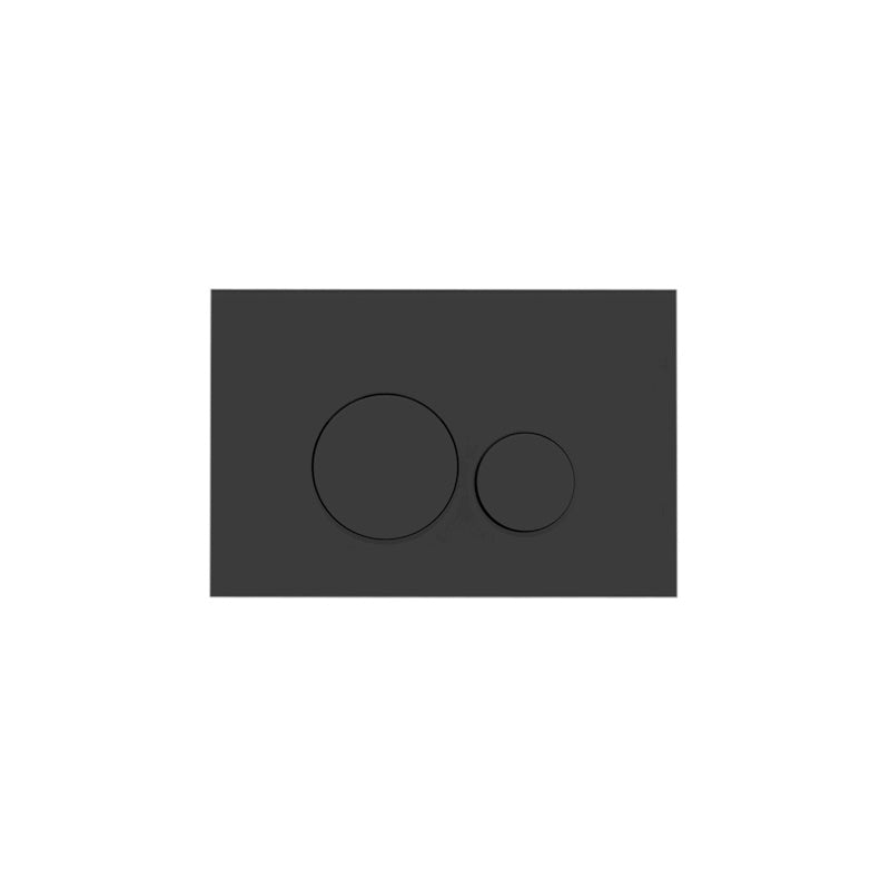 NEW YORK Dual Flush Plate ABS Matte Black