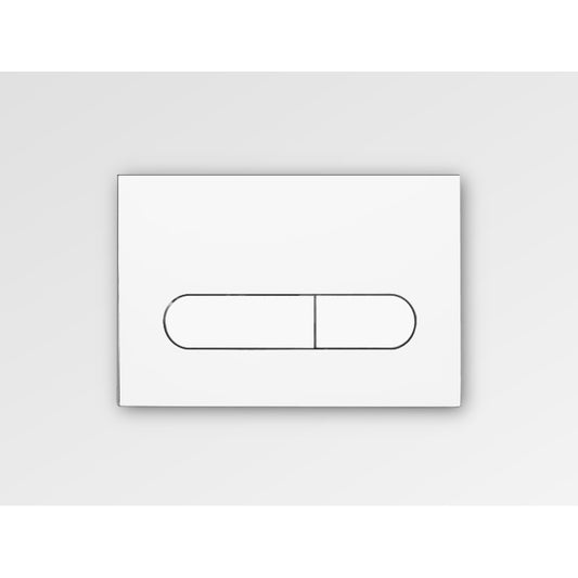 ELEMENT Dual Flush Plate Gloss White