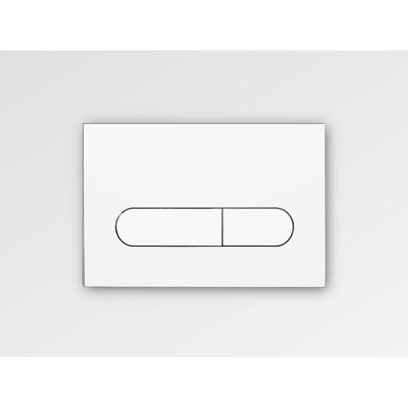 ELEMENT Dual Flush Plate Gloss White