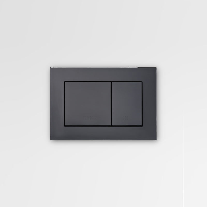 CITI Dual Flush Plate Matte Black 