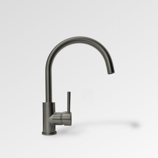 NIRVANA Goose Neck Kitchen Mixer Gun Metal