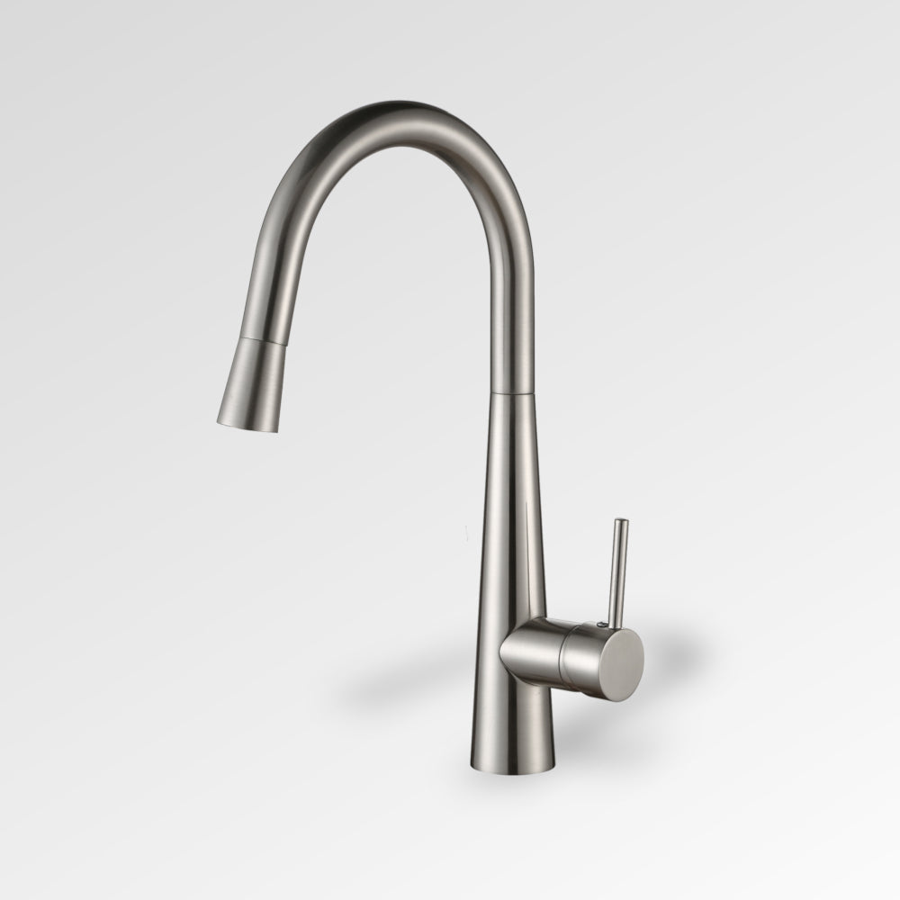 ELEMENT Pull Out Kitchen Mixer Brushed Nickel