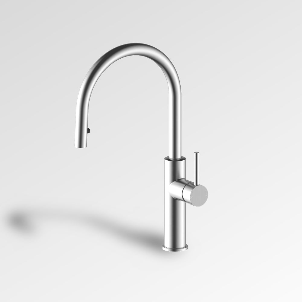 NEW YORK Concealed Pull Out Kitchen Mixer Chrome