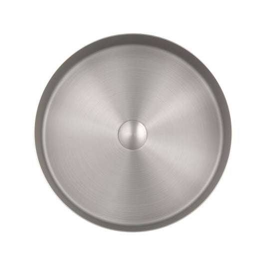 ESSA Above Counter Stainless Steel Basin 400mm - PVD Brushed Nickel 