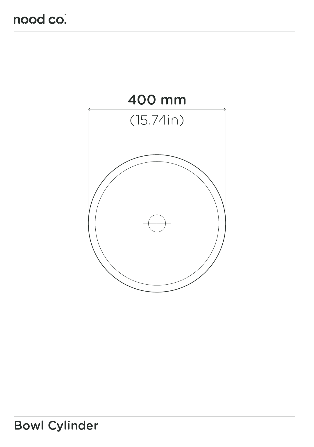 Bowl Basin - Sky Grey