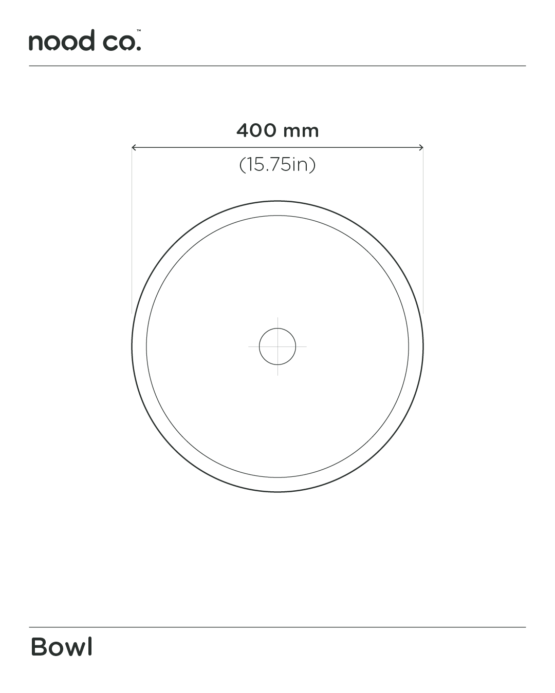 Bowl Basin - Mid Tone Grey