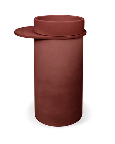 Cylinder - bowl basin - Clay