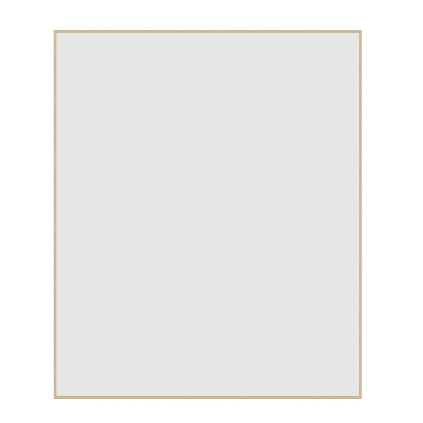 Carson Rectangle Gold Framed Mirror - 900x750mm
