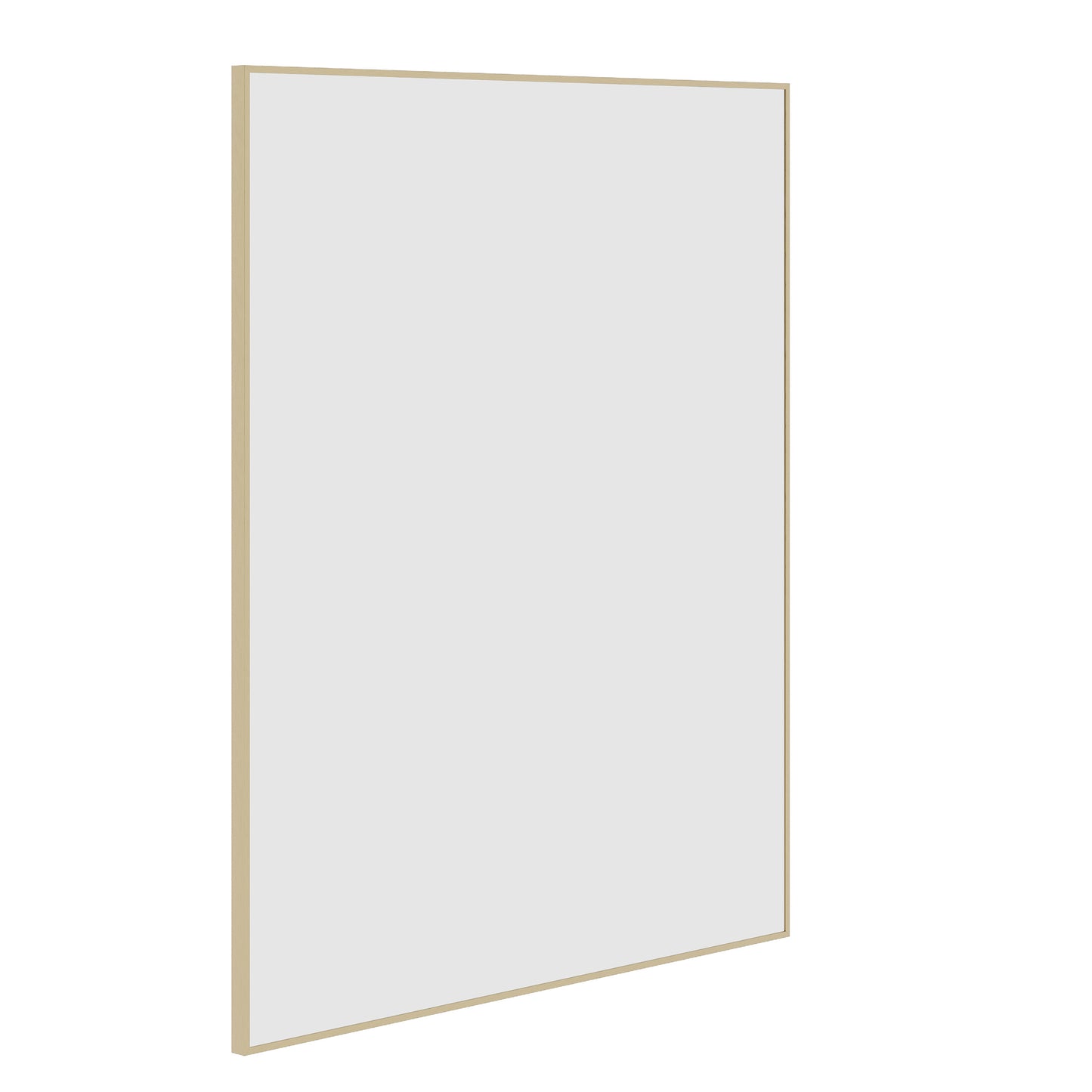 Carson Rectangle Gold Framed Mirror - 900X750Mm