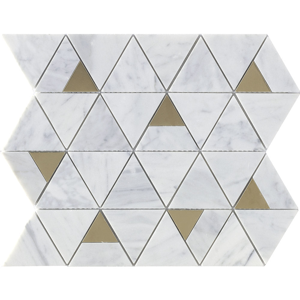 Imperial Pyramid Carrara Mosaic