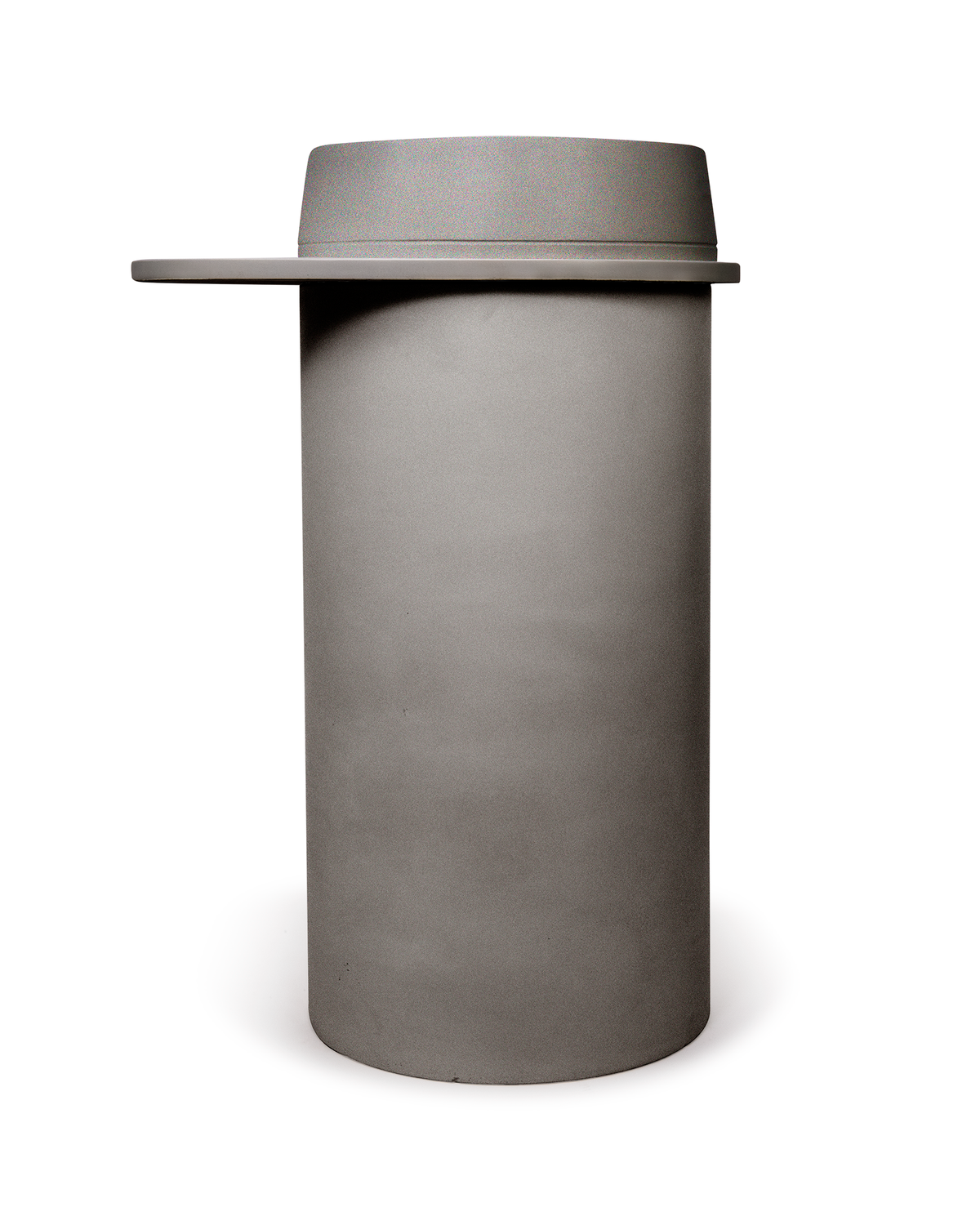 Cylinder - funl basin - Mid Tone Grey