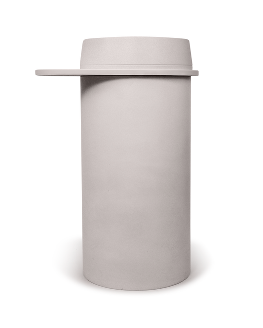 Cylinder - funl basin -Morning mist