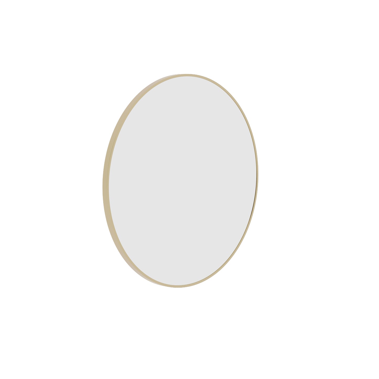 Georgia Round Gold Framed Mirror - 600Mmø