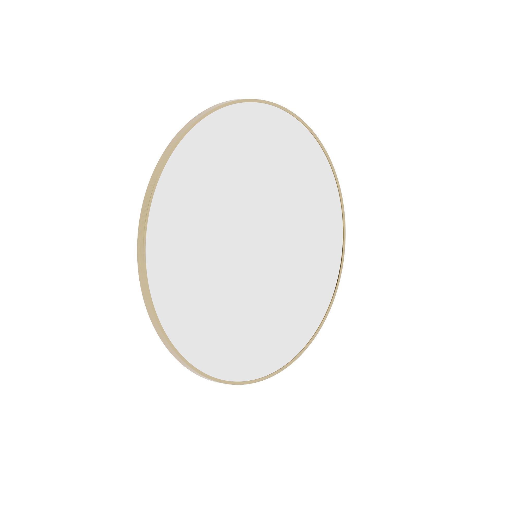 Georgia Round Gold Framed Mirror - 600Mmø