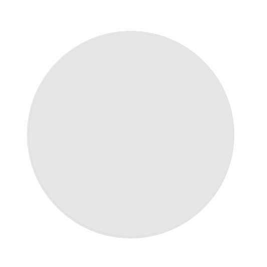 Georgia Round White Framed Mirror - 900mmØ