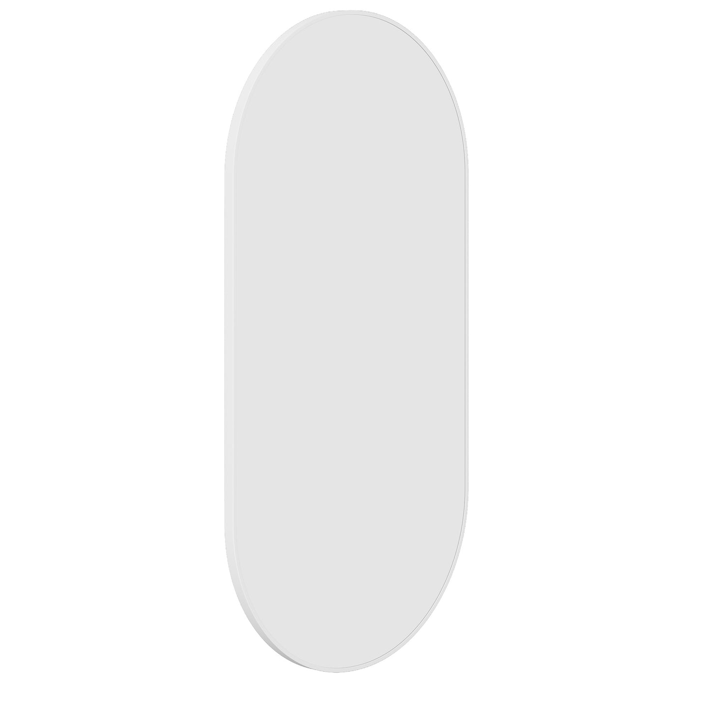 Havana Pill White Framed Mirror - 500X1000Mm