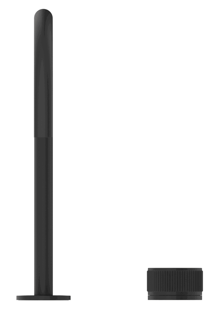 Mica Fluted Gooseneck Hob Sink/Basin Mixer Set