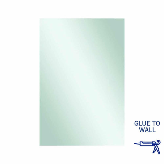 Jackson Rectangle Polished Edge Mirror - 1200X800Mm Glue-To-Wall