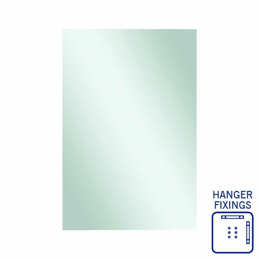 Jackson Rectangle Polished Edge Mirror - 1200X800Mm With Hangers