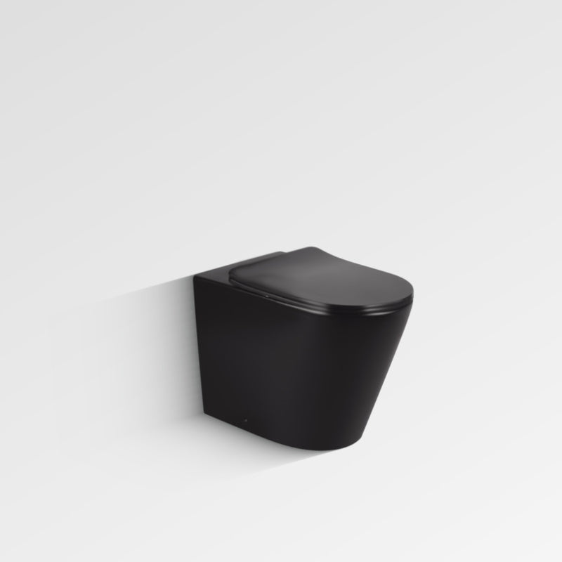 KOVA Rimless Wall Faced Toilet Matte Black