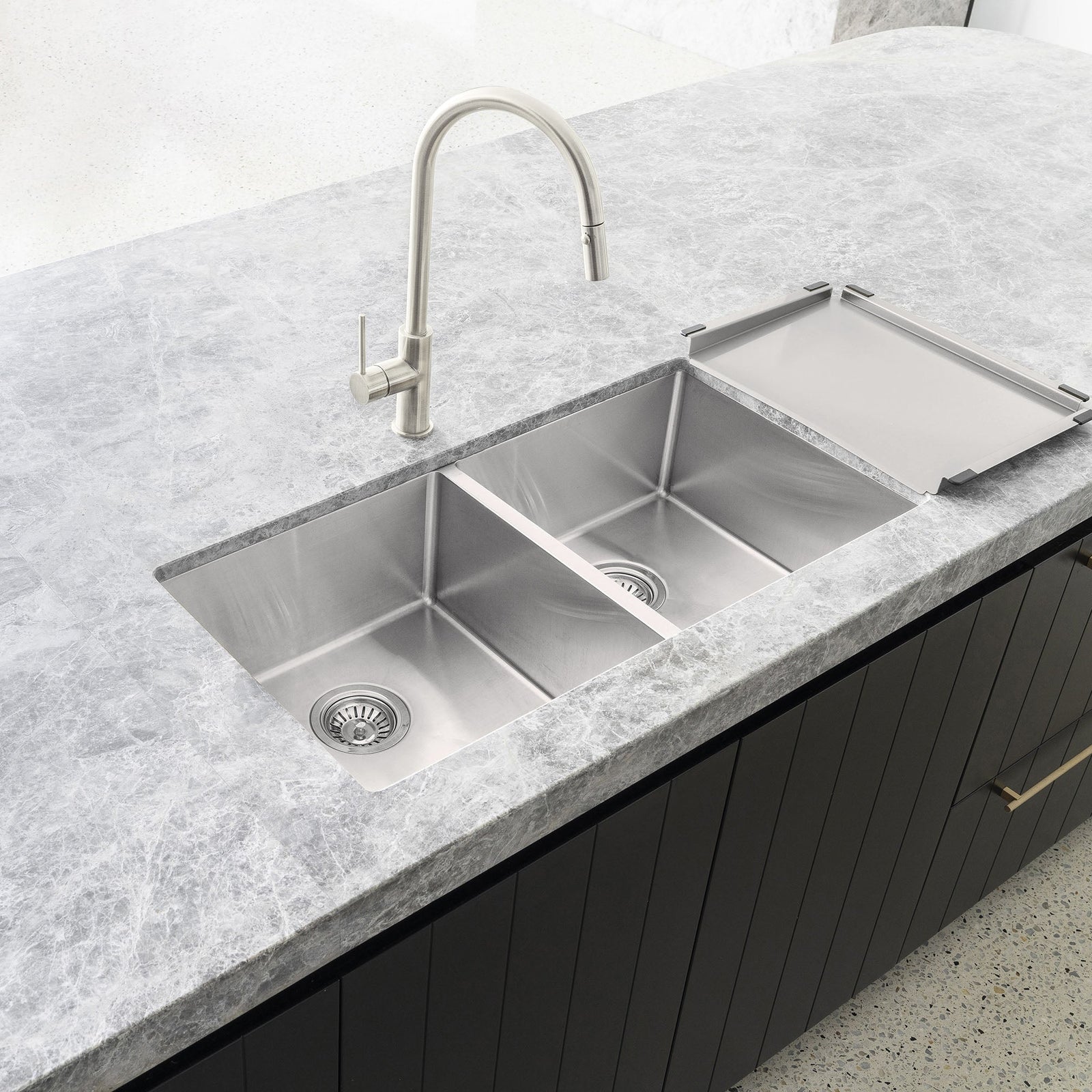 Lavello Dish Draining Tray - PVD Brushed Nickel