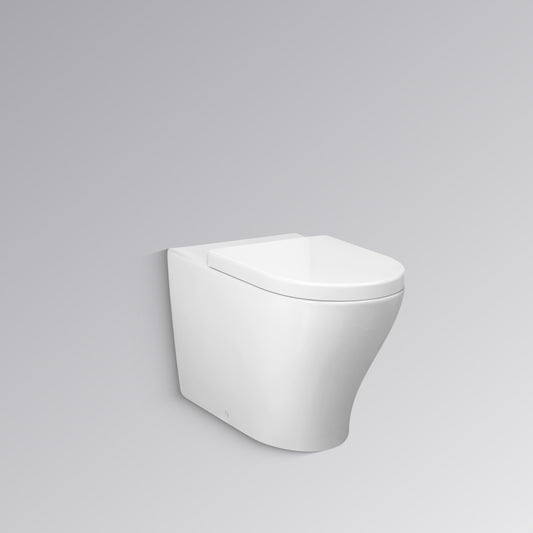 LUSSO Raised Height Tornado Flush WF Toilet Slim Seat