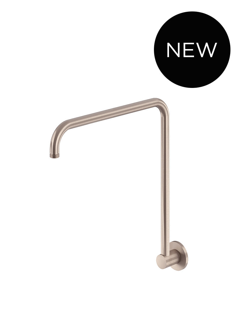 High Rise Shower Arm - Champagne