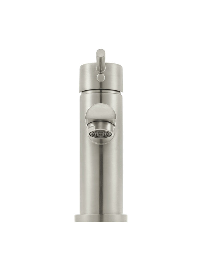 Round Basin Mixer - PVD Brushed Nickel